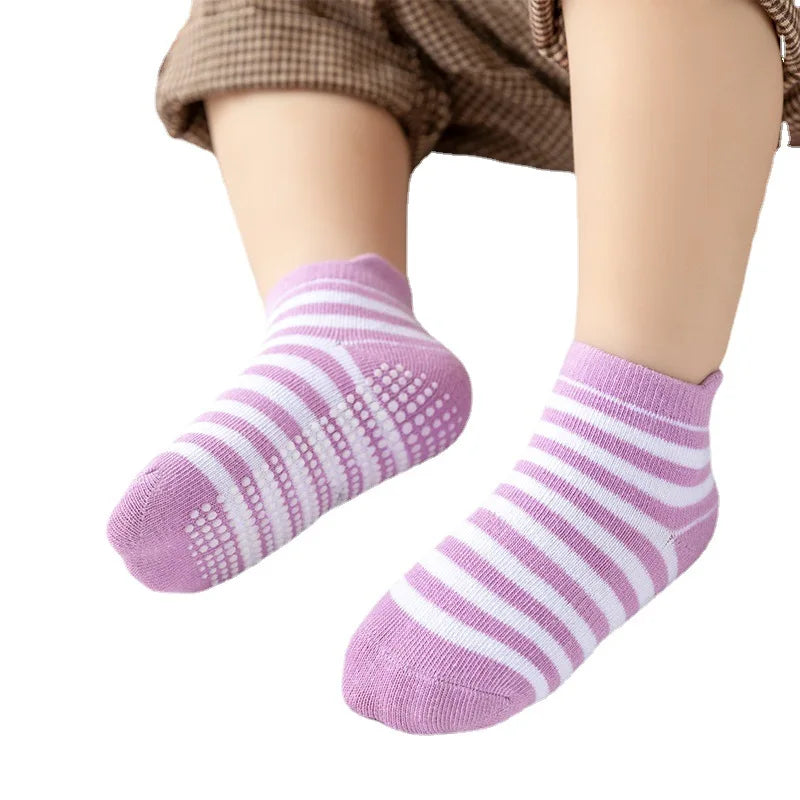 Adorable 3-Pair Baby Socks Set for Newborns - Soft, Stylish, and Perfect for Spring/Summer (0-6 Months)