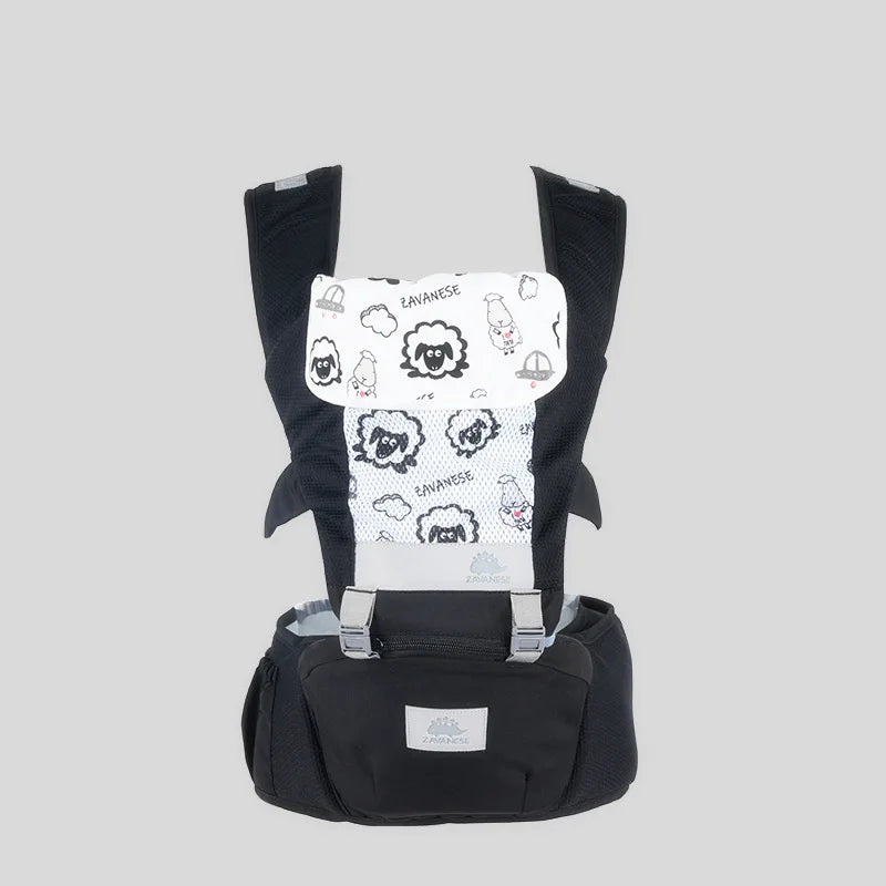 Ergonomic Baby Carrier Backpack with Hip Seat - Multi-Function Infant Sling for Newborns (0-48 Months)