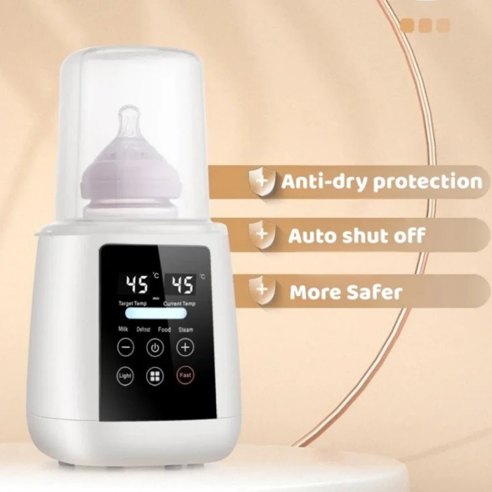6-in-1 Baby Bottle Warmer & Sterilizer - Accurate Temperature Control for Perfectly Heated Breast Milk