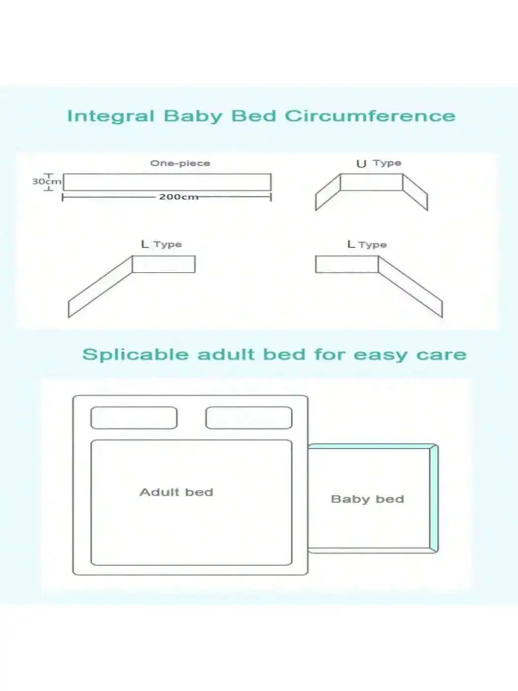 Cozy Cotton Baby Bumper - Stylish Crib Protector for Newborns & Infants - Soft Bed Barriers for Safe Sleep