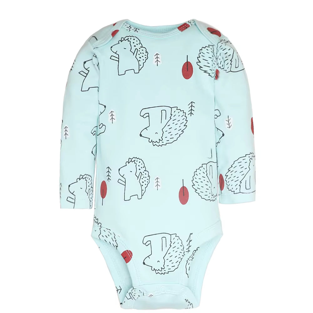 Ultimate 5-Pack Baby Bodysuits - Luxuriously Soft 100% Cotton Unisex Set for Your Newborn