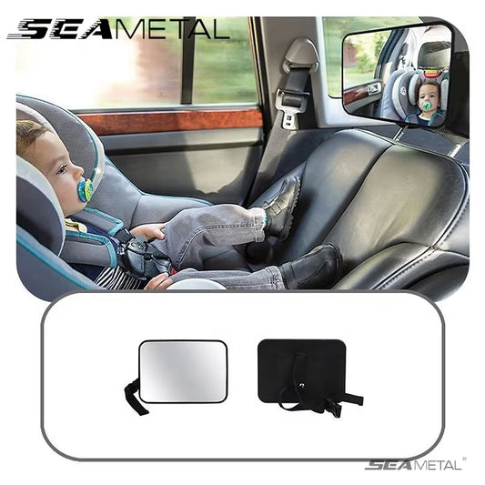 Adjustable Wide Angle Baby Car Mirror - Safe Rearview Observation for Your Child