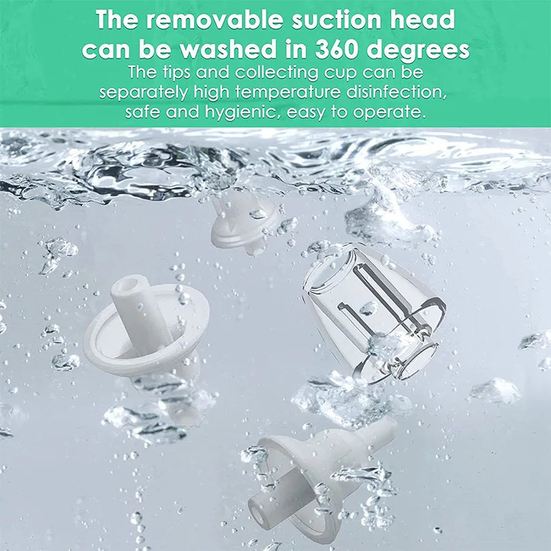 MAMIJOY Electric Baby Nasal Aspirator - Adjustable Silicone Suction for Safe, Quiet Relief
