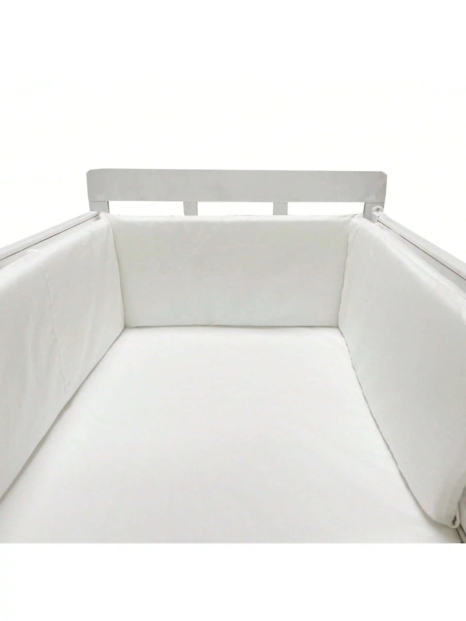 Cozy Cotton Baby Bumper - Stylish Crib Protector for Newborns & Infants - Soft Bed Barriers for Safe Sleep