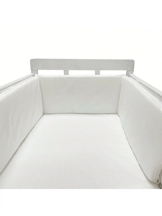 Cozy Cotton Baby Bumper - Stylish Crib Protector for Newborns & Infants - Soft Bed Barriers for Safe Sleep