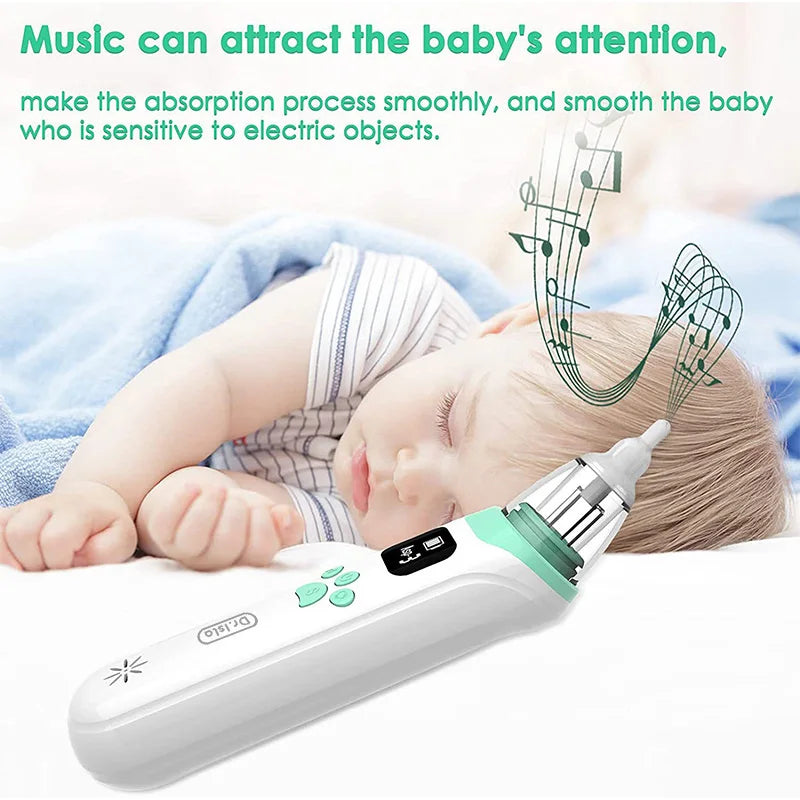MAMIJOY Electric Baby Nasal Aspirator - Adjustable Silicone Suction for Safe, Quiet Relief